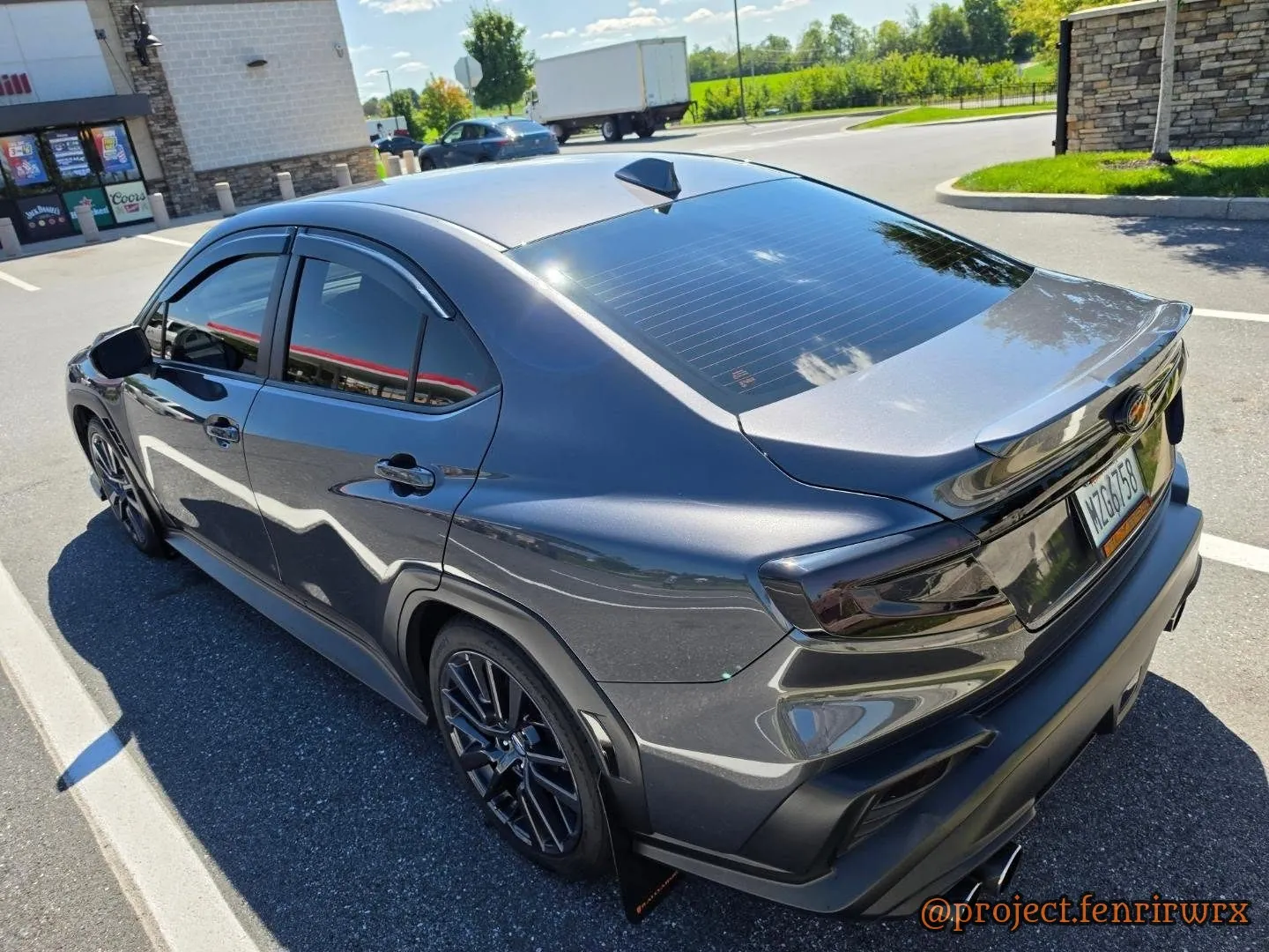 Rear three-quarter in the lot
