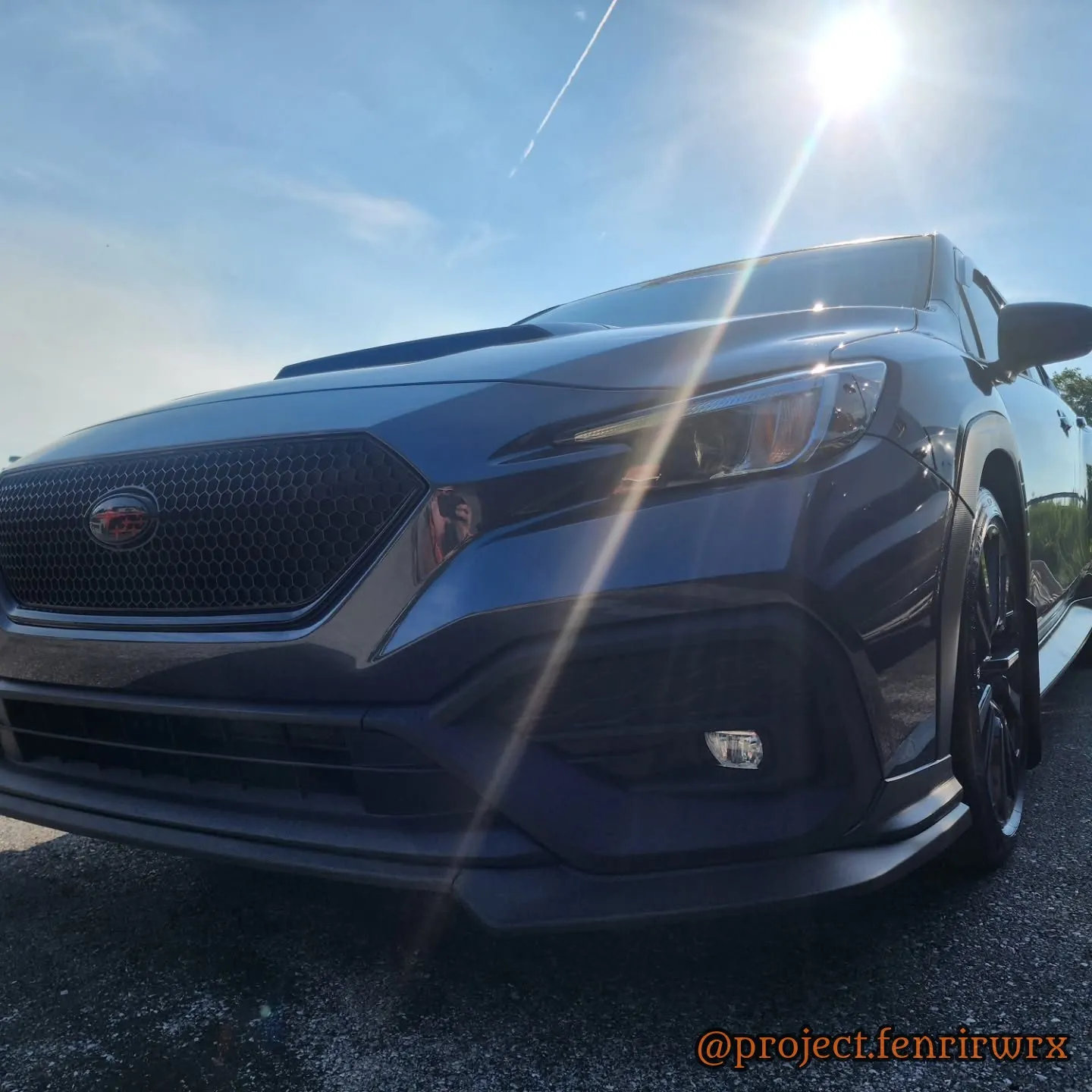 Front end into the sun