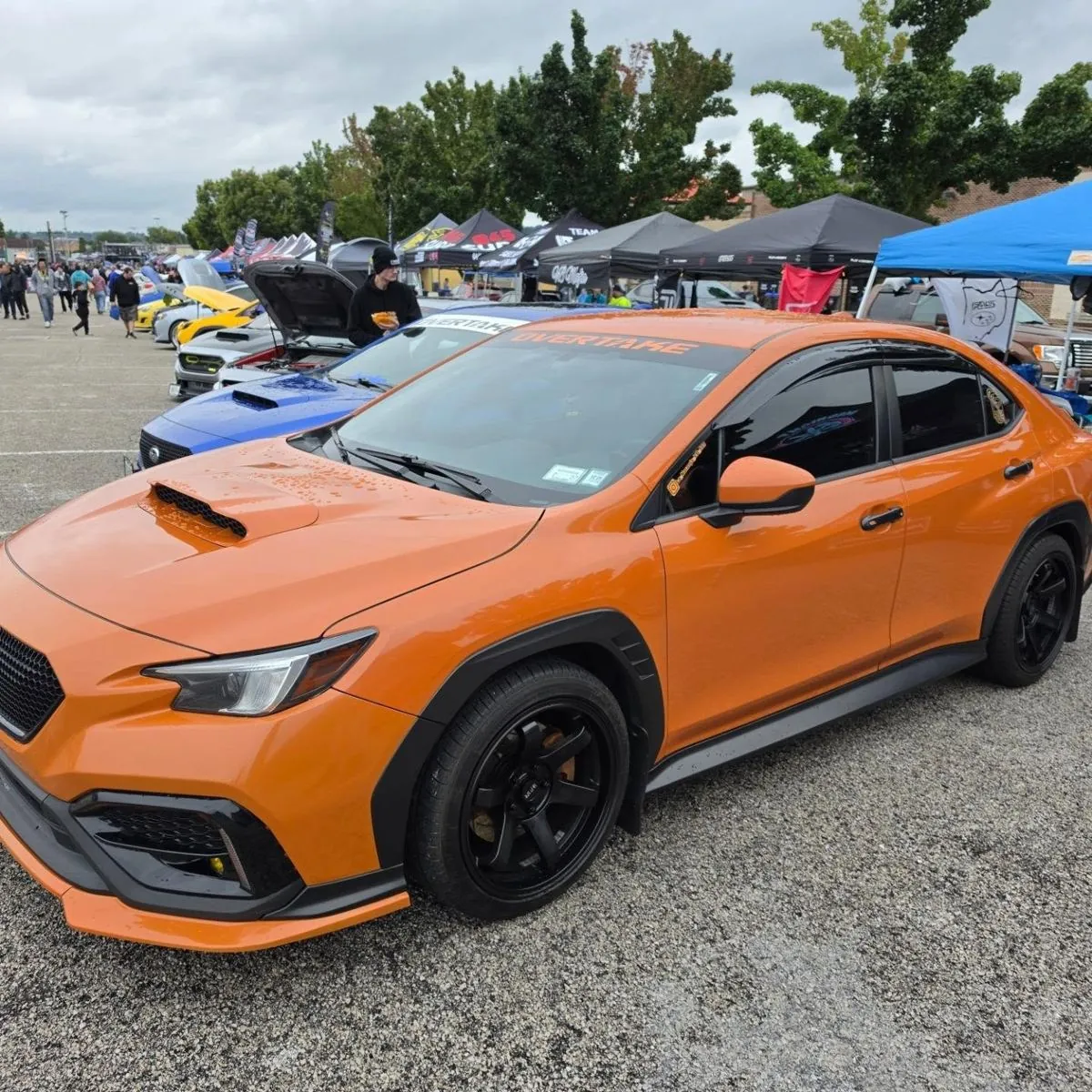 A build on the Boxerfest show lot