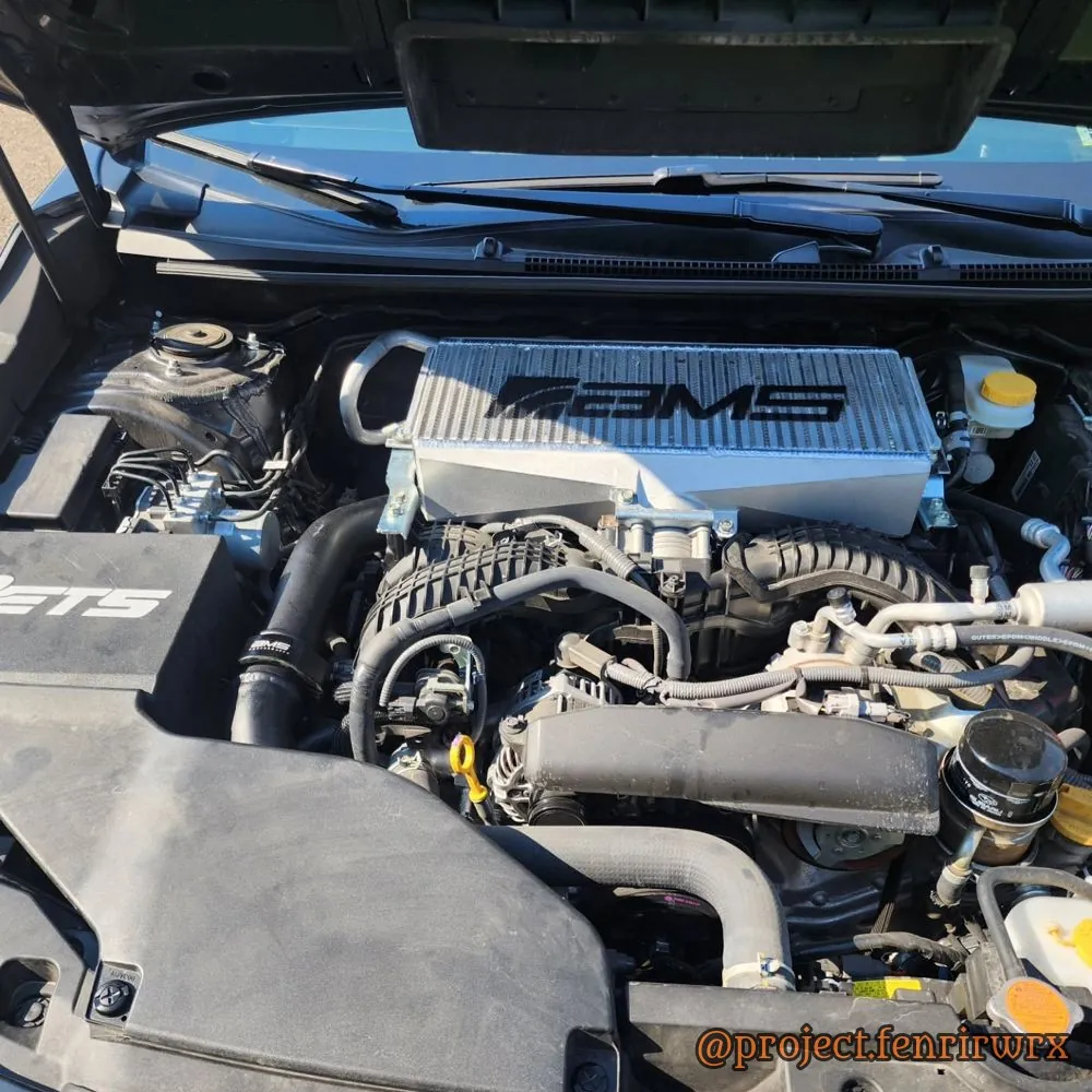 AMS top-mount intercooler and charge pipe