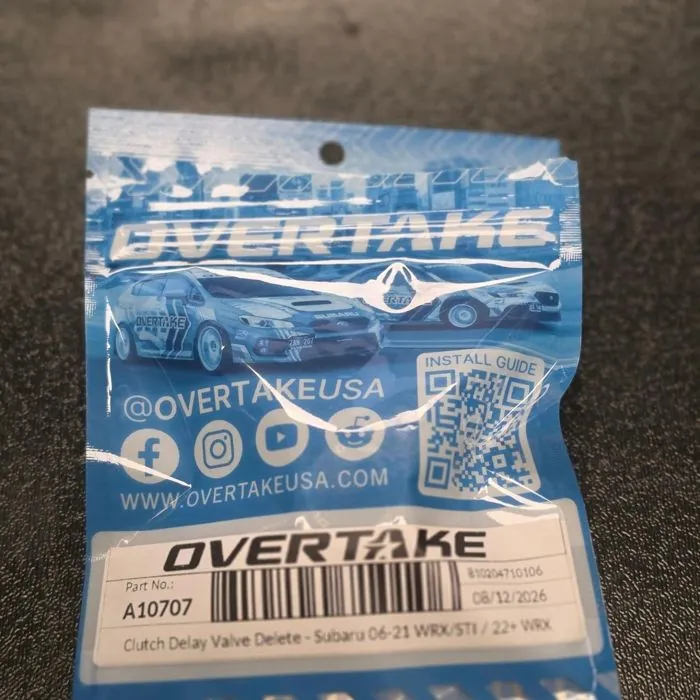 Overtake clutch delay valve delete package