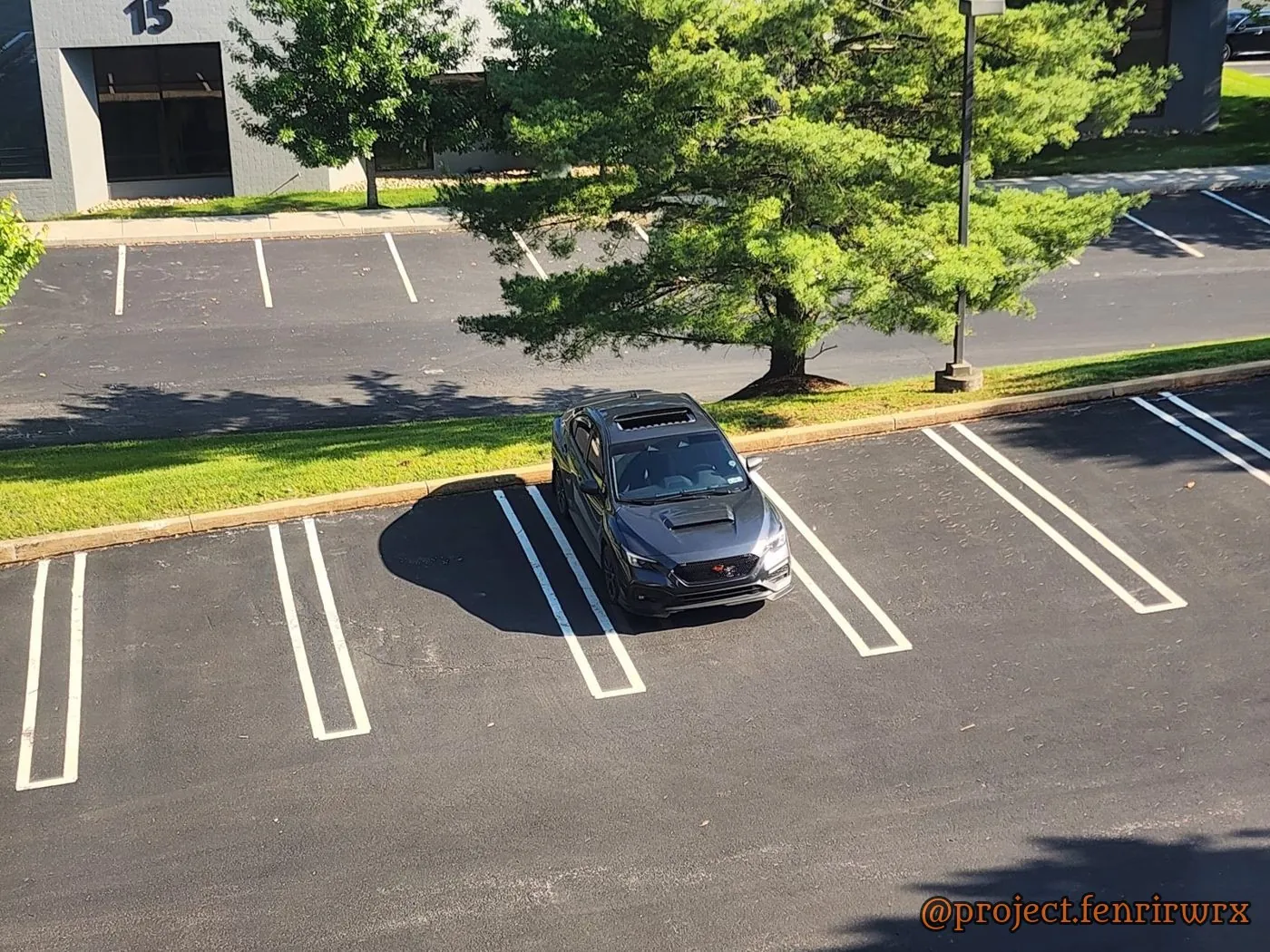 Alone in the lot