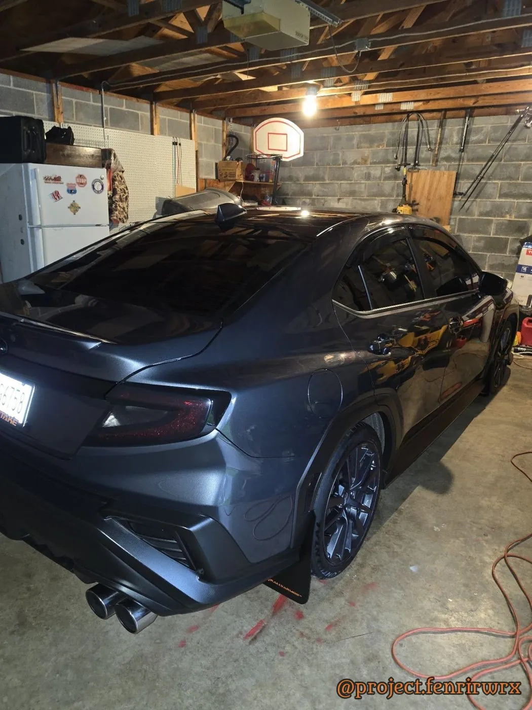 Rear three-quarter in the garage