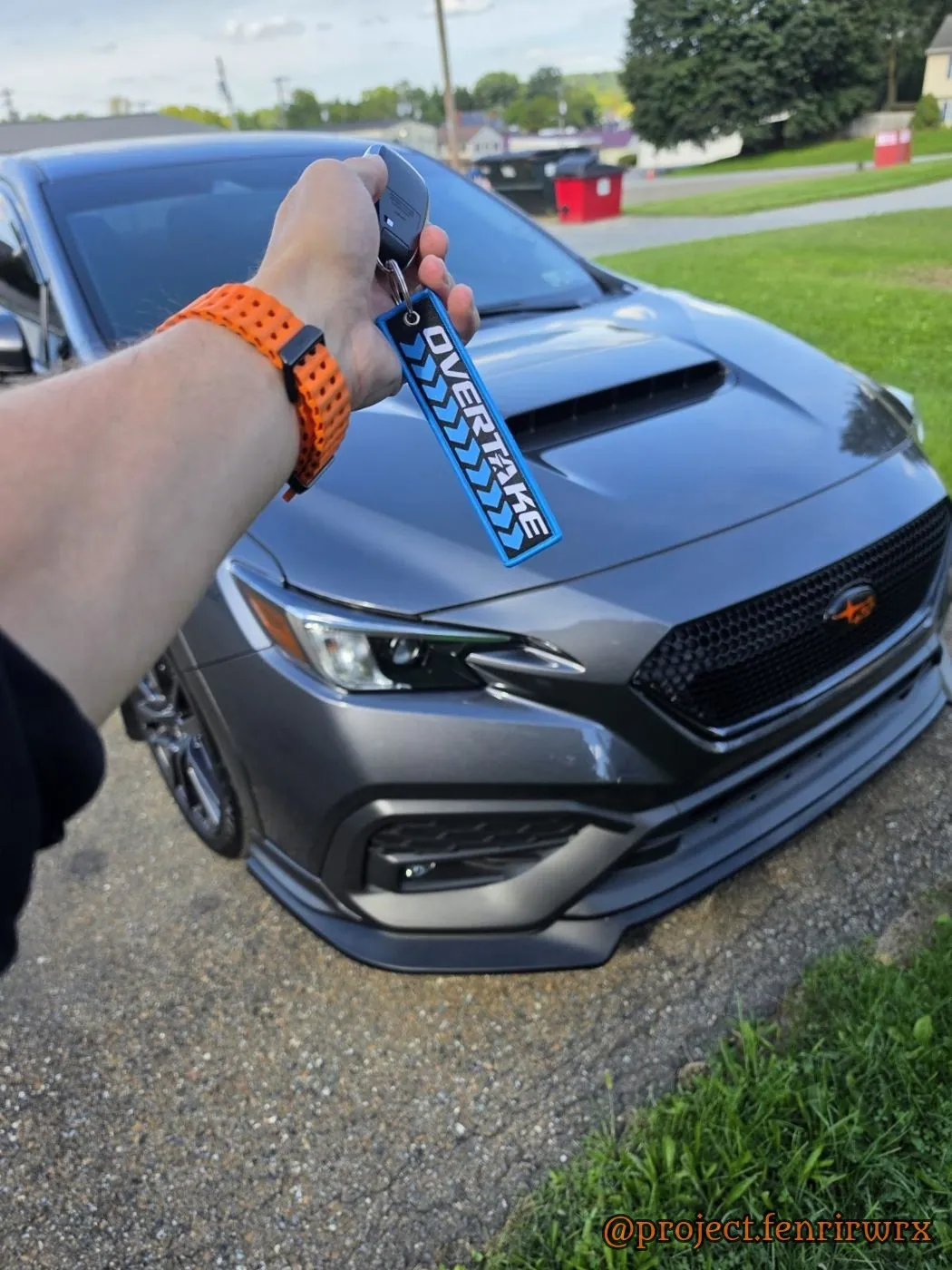 Sponsored Driver tag in hand