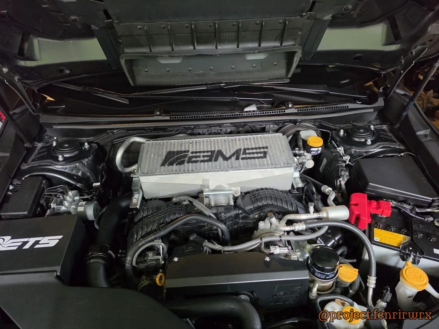 AMS intercooler going in