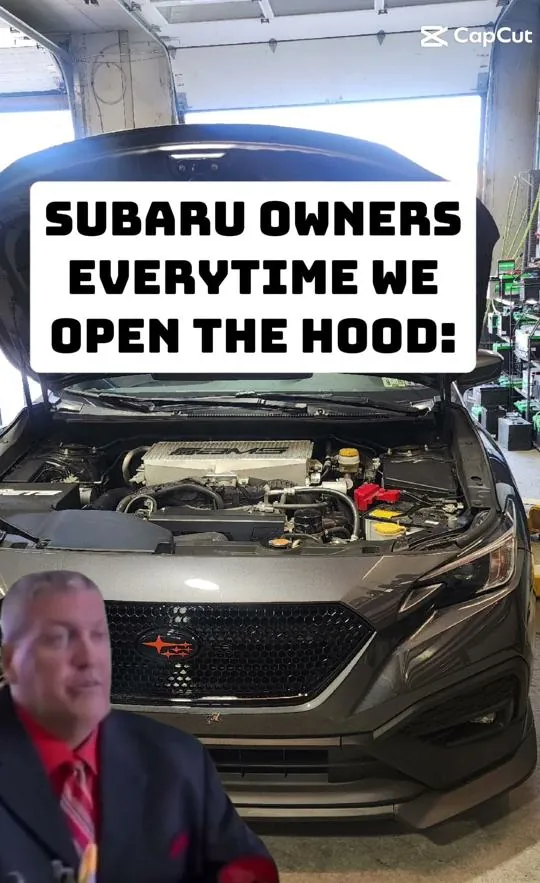 Meme: Subaru owners every time we open the hood