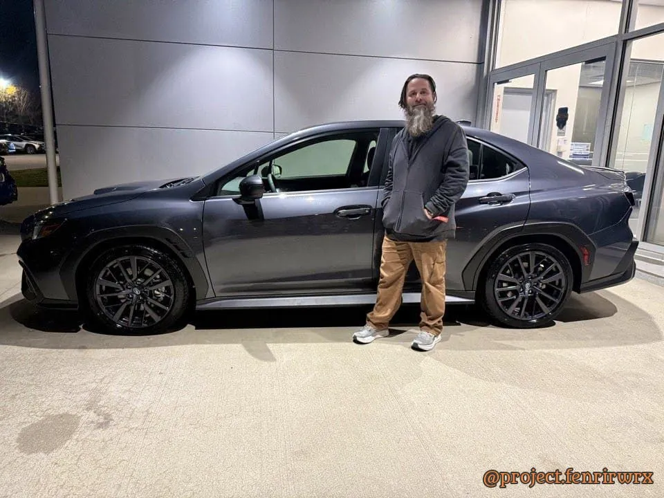 Don with the car on delivery night
